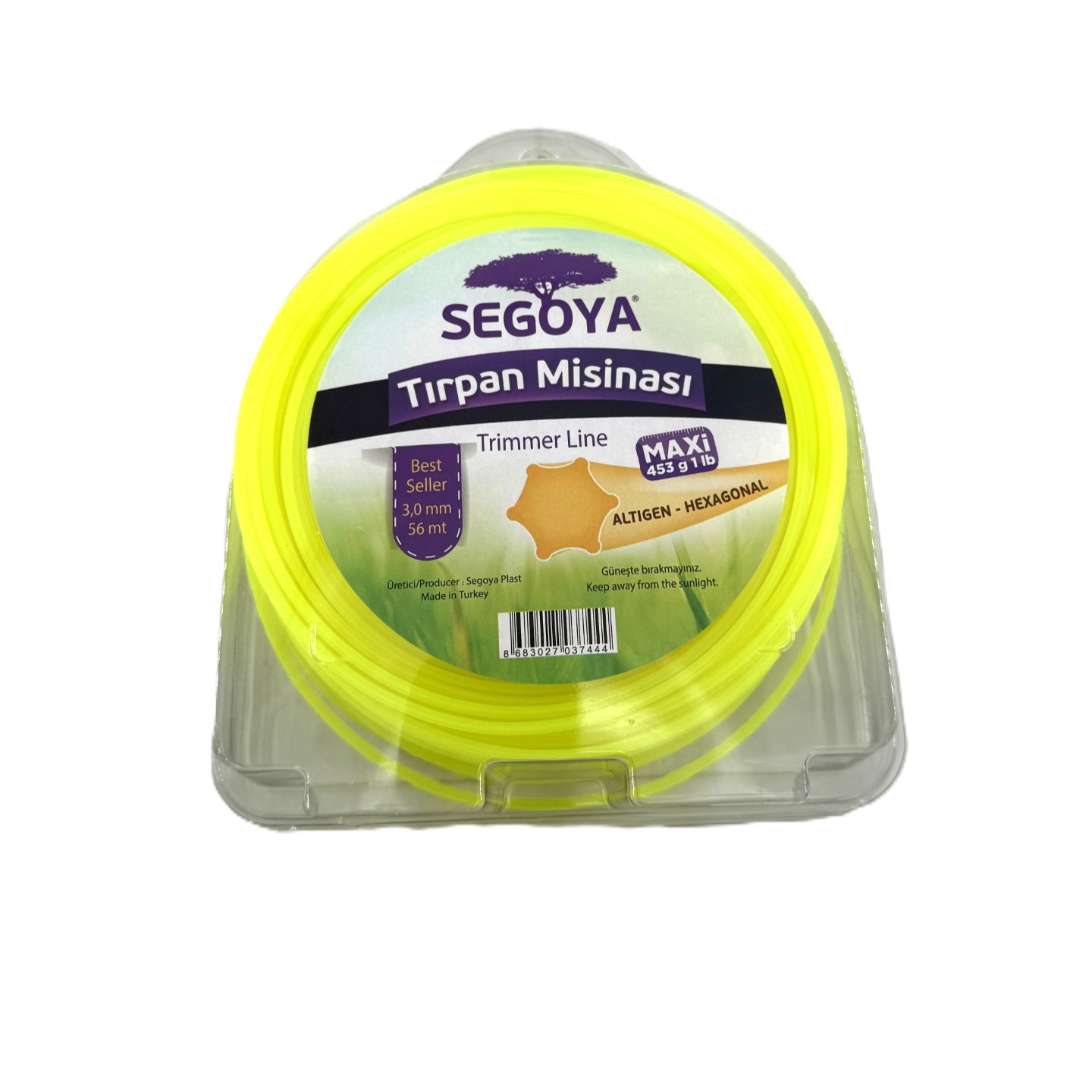 SEGOYA TIRPAN MİSİNA 6 KÖŞE 3.0MM 56MT
